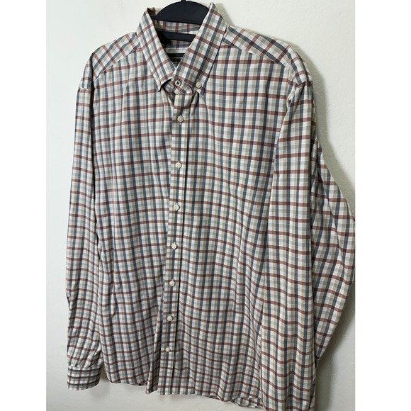 Ben Sherman Tailoring Men's Long Sleeve Button Down Shirt Tailored Skinny Fit - Picture 3 of 9